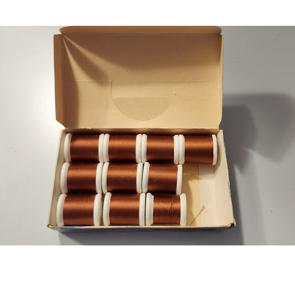 10 Spools Gudebrod Rod Winding Rod Tying Thread 50 Yd Spool D Brown 541 - Picture 2 of 7